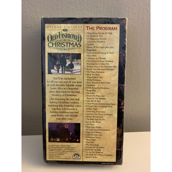READERS DIGEST AN OLD FASHIONED CHRISTMAS VHS-RARE-BRAND NEW SEALED - Picture 3 of 5